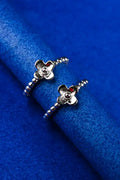 Sweet Flower Bead Silver 925 Adjustable Trendy Toe Ring For Women