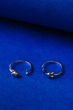 Dolphin Charm Silver 925 Adjustable Trendy Toe Ring For Women