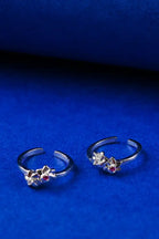 Flower Spark Silver 925 Adjustable Trendy Toe Ring For Women