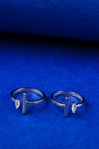Bar Shine Silver 925 Adjustable Trendy Toe Ring For Women