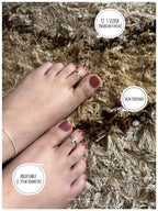 Bar Shine Silver 925 Adjustable Trendy Toe Ring For Women