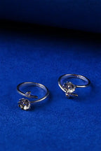 Daisy Curve Silver 925 Adjustable Trendy Toe Ring For Women