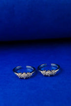 Star Cluster Silver 925 Adjustable Trendy Toe Ring For Women