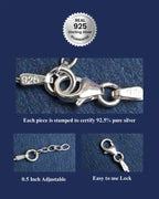 Bird Drop Bead 925 Silver Single Anklet for Girls