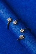 Starlit Frost Silver 925 Adjustable Trendy Toe Ring For Women