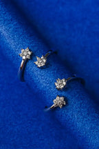 Starlit Frost Silver 925 Adjustable Trendy Toe Ring For Women