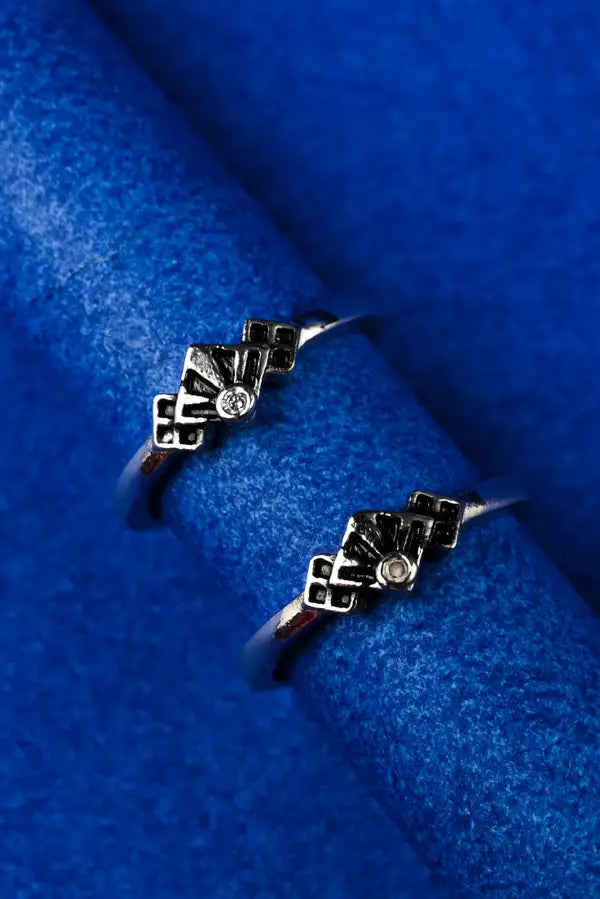 Lotus Bloom Silver 925 Adjustable Trendy Toe Ring For Women