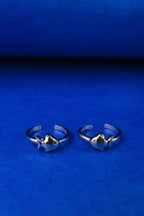 Playful Fish Silver 925 Adjustable Trendy Toe Ring For Women