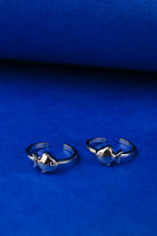 Playful Fish Silver 925 Adjustable Trendy Toe Ring For Women