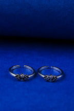 Lotus Bloom Silver 925 Adjustable Trendy Toe Ring For Women