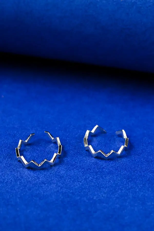 Diamond Shine Silver 925 Adjustable Trendy Toe Ring For Women