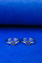 Circle Blossom Silver 925Adjustable Trendy Toe Ring For Women