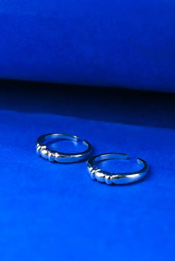 Silver Ridge Silver 925 Adjustable Trendy Toe Ring For Women