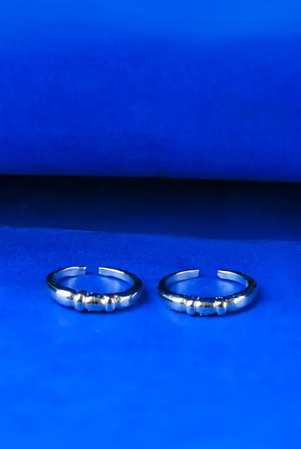 Silver Ridge Silver 925 Adjustable Trendy Toe Ring For Women