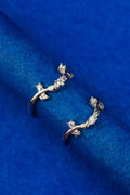 Leafy Vine Silver 925 Adjustable Trendy Toe Ring For Women