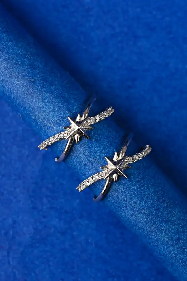 Crystal Star Silver 925 Adjustable Trendy Toe Ring For Women