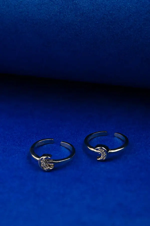 Lightning Citrine Silver 925 Adjustable Trendy Toe Ring For Women