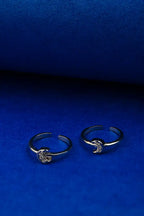 Lightning Citrine Silver 925 Adjustable Trendy Toe Ring For Women