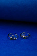Lucky Clover Silver 925 Adjustable Trendy Toe Ring For Women