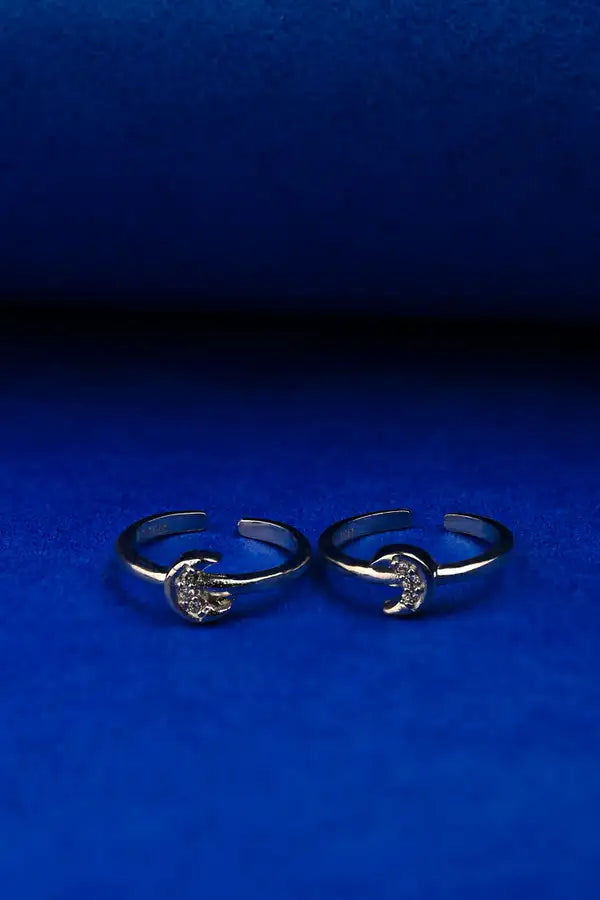 Lightning Citrine Silver 925 Adjustable Trendy Toe Ring For Women