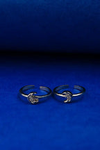 Lightning Citrine Silver 925 Adjustable Trendy Toe Ring For Women