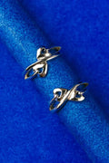 Angel Hearts Silver 925 Adjustable Trendy Toe Ring For Women