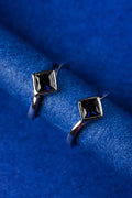 Blue Square Silver 925 Adjustable Trendy Toe Ring For Women