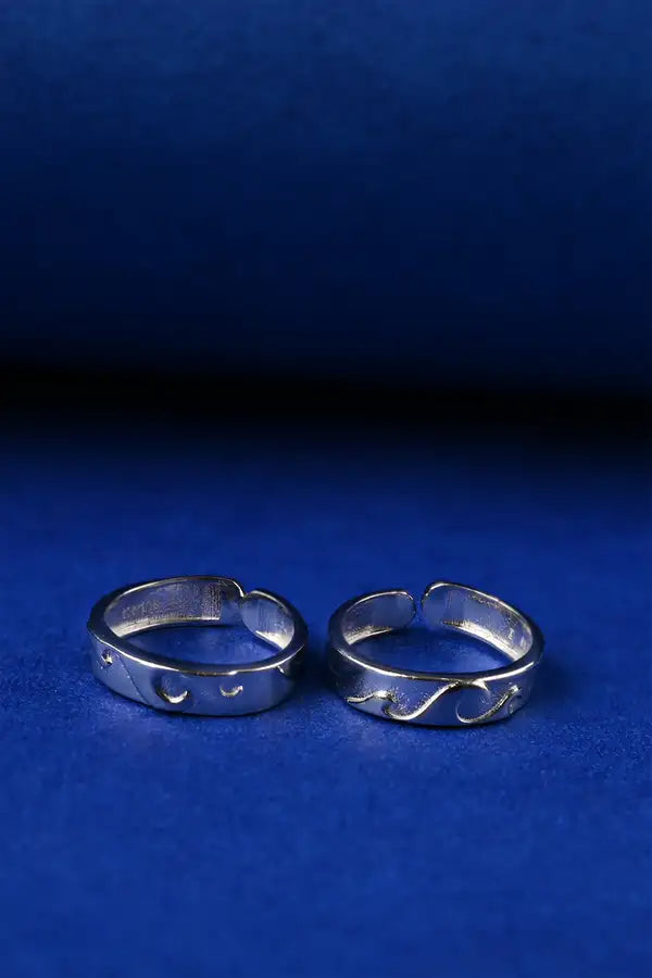Whisper Vine Silver 925 Simple Adjustable Trendy Toe Ring For Women