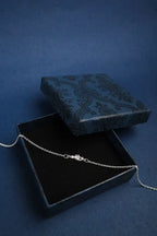 Floral Spark 925 Silver Single Anklet for Girls