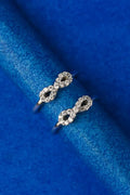 Infinity Sparkle Silver 925 Adjustable Trendy Toe Ring For Women