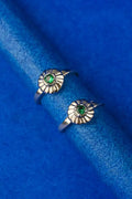 Emerald Blossom Silver 925 Adjustable Trendy Toe Ring For Women