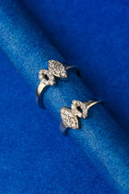 Marquise Sparkle Silver 925 Adjustable Trendy Toe Ring For Women