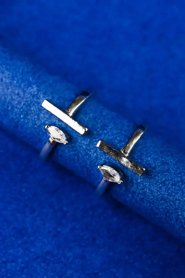 Bar Shine Silver 925 Adjustable Trendy Toe Ring For Women