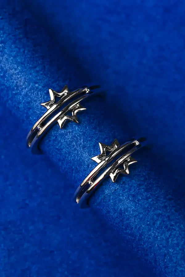 Star Magic Silver 925 Adjustable Trendy Toe Ring For Women