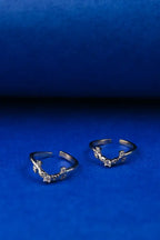 Leafy Vine Silver 925 Adjustable Trendy Toe Ring For Women