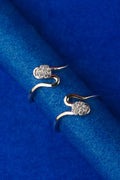 Petite Bloom Silver 925 Adjustable Trendy Toe Ring For Women