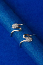 Petite Bloom Silver 925 Adjustable Trendy Toe Ring For Women