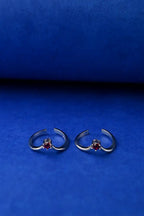 Scarlet Split Silver 925 Adjustable Trendy Toe Ring For Women